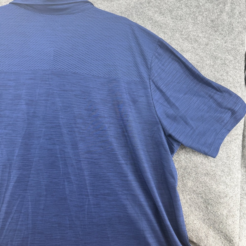 Tommy Bahama Polo Mens XXXL Blue IslandZone Space Dye Performance Shirt - Picture 10 of 16